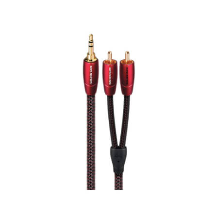 สายสัญญาณอนาล็อก AUDIOQUEST : GOLDEN GATE (MINI TO RCA) (1.0M)_0